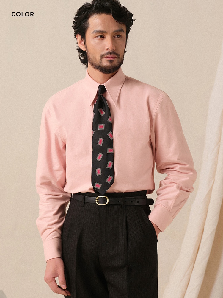 Oxford Cotton Casual Shirt Business - Мужская рубашка Cultum из утолщенной оксфордской