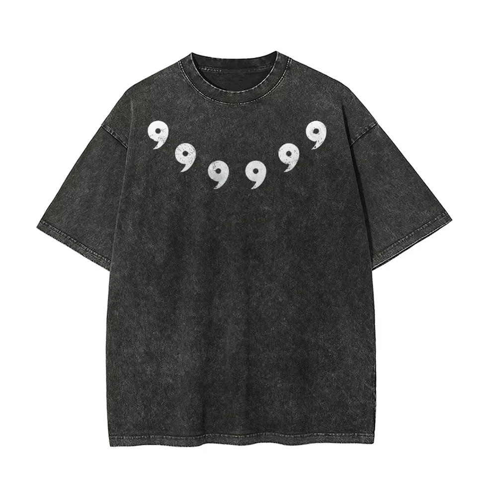 Acid Wash Vintage Graphic T Shirt - Футболка Naruto Sage of Six Paths