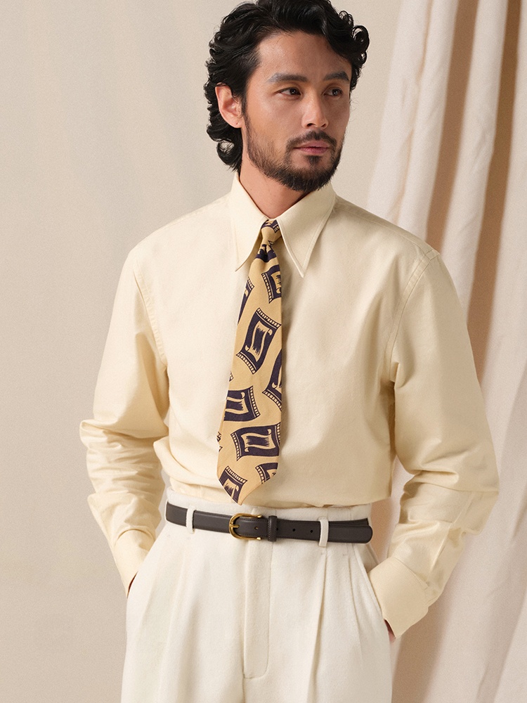 Мужская рубашка Cultum из утол – обзор и цена Oxford Cotton Casual Shirt Business