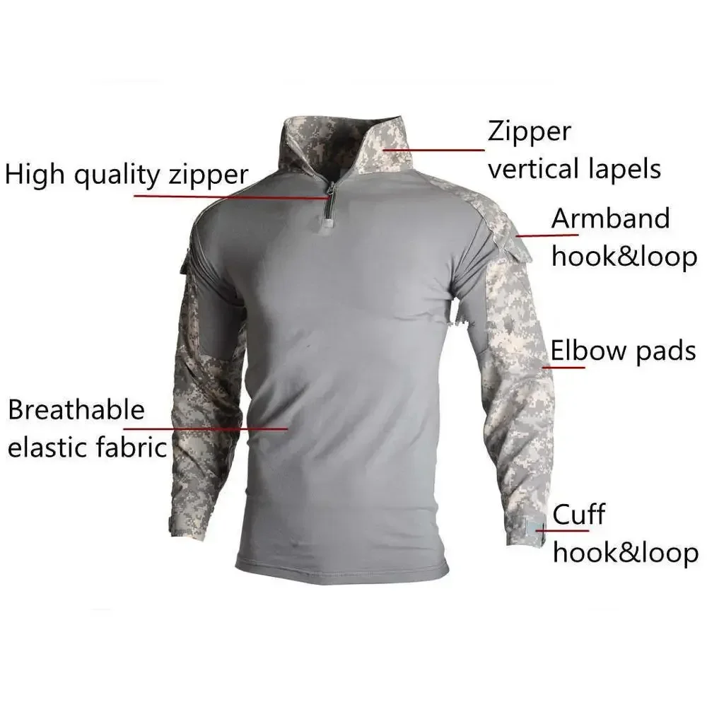 MC уличные тактические костюмы – обзор и цена Tactical Military Shirt Cargo