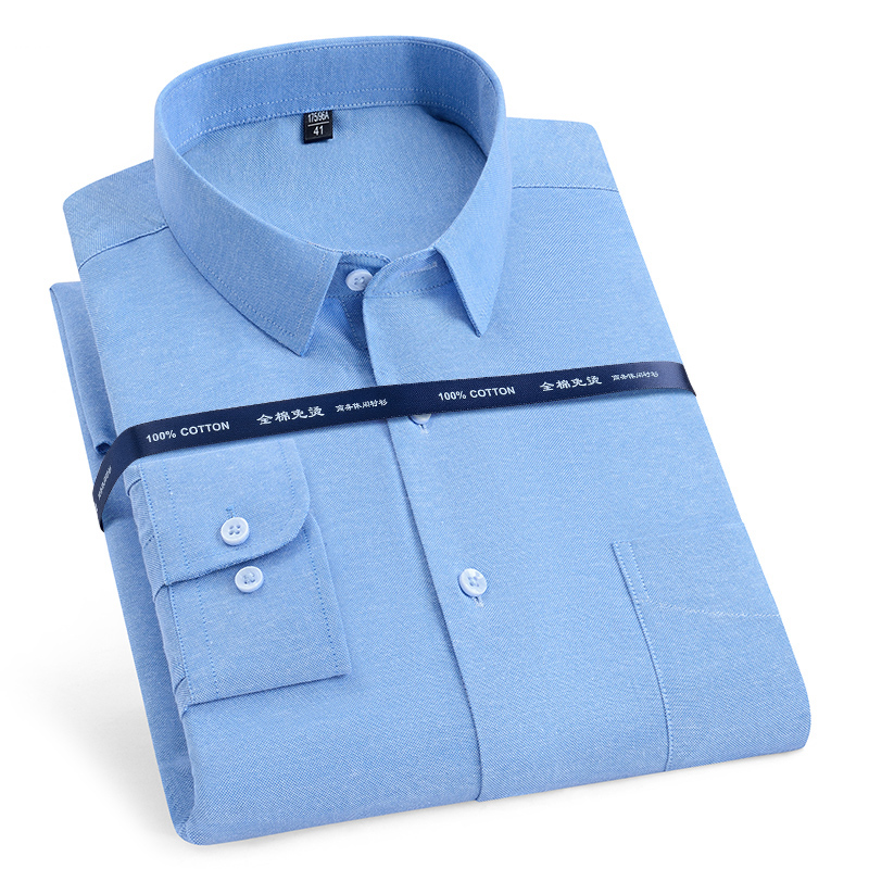 Рубашка мужская оверсайз из тк – обзор и цена Oxford Cotton Casual Shirt Business