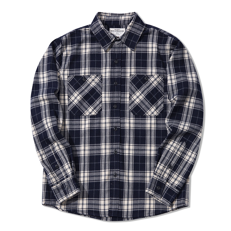 Мужская классическая фланелева – обзор и цена Flannel Plaid Shirt Heavy Weight