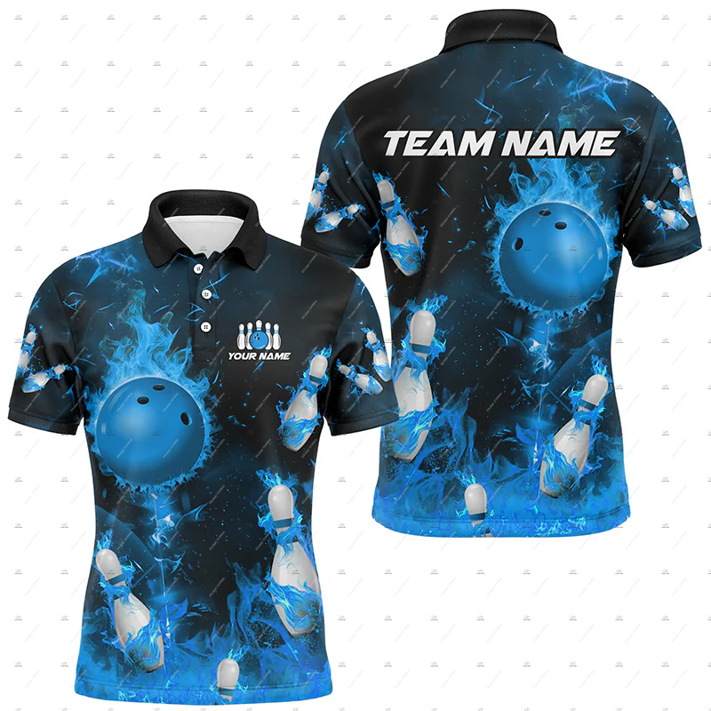 Футболка-поло с коротким рукав – обзор и цена Short Sleeve Bowling Shirt Retro