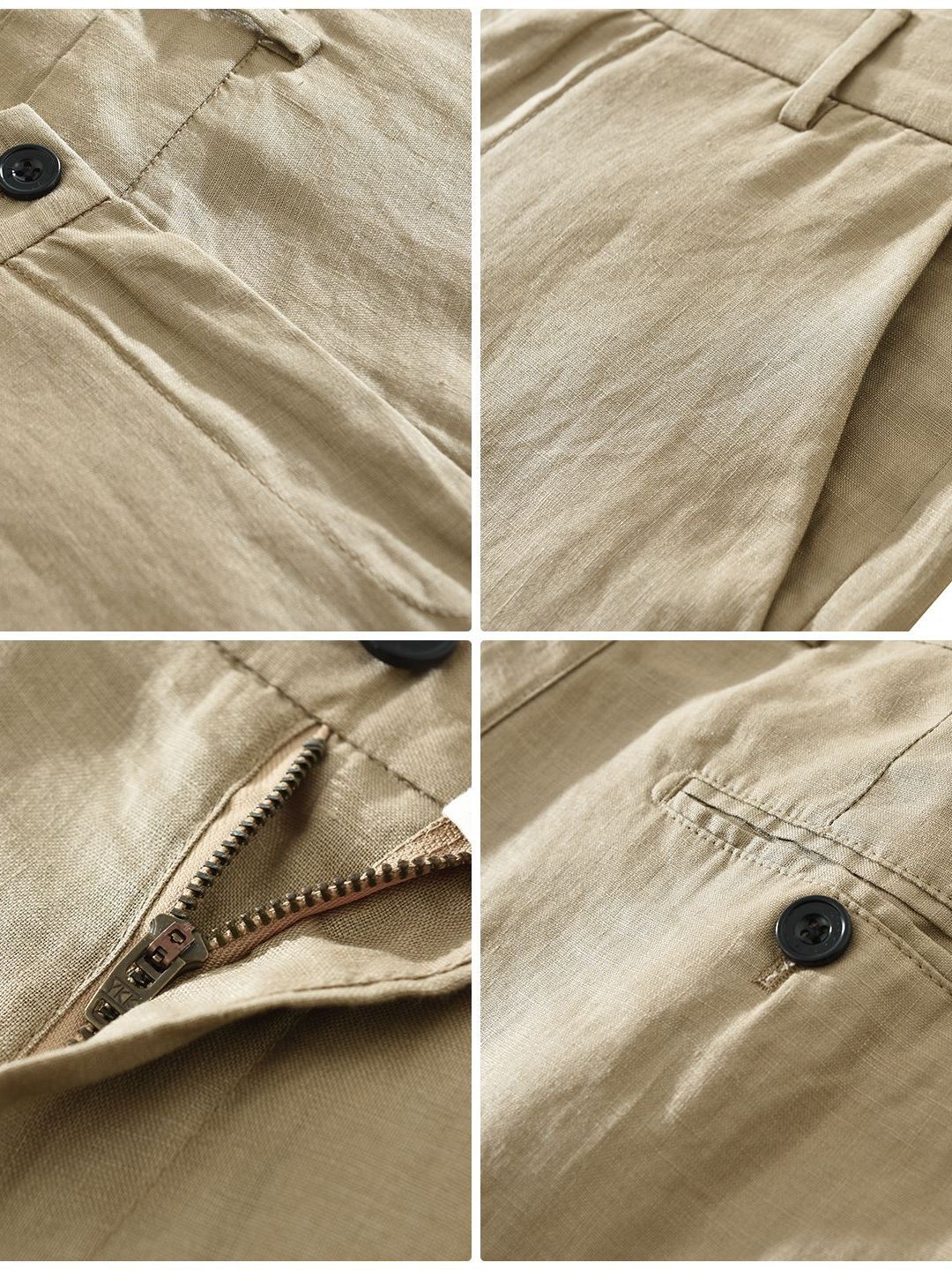 Льняной повседневный комплект  – обзор и цена Mens Linen Shirt Long Sleeve