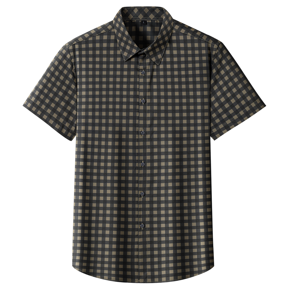 Мужская летняя нежелезная руба – обзор и цена Breathable Bamboo Fiber Shirt Non Iron