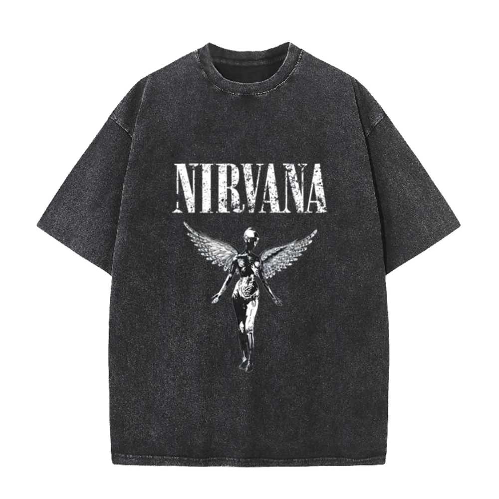 Ретро футболка оверсайз с эффе – обзор и цена Acid Wash Vintage Graphic T Shirt
