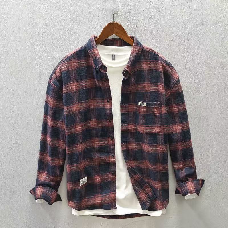 Новая клетчатая повседневная р – обзор и цена Flannel Plaid Shirt Heavy Weight