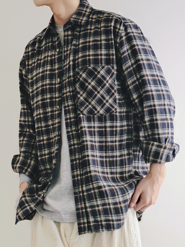 ‌ Японская винтажная тяжелая ф – обзор и цена Flannel Plaid Shirt Heavy Weight