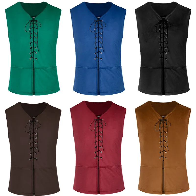 Средневековые рубашки, готичес – обзор и цена Medieval Gothic Lace Up Pirate Shirt