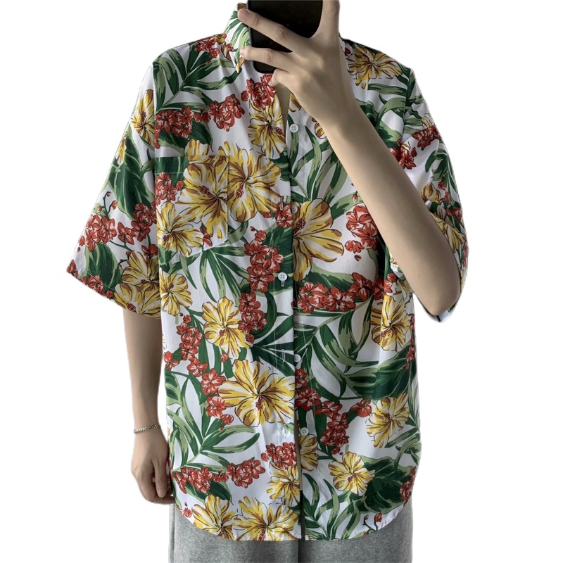 Повседневная Гавайская ретро-р – обзор и цена Vintage Hawaiian Floral Shirt