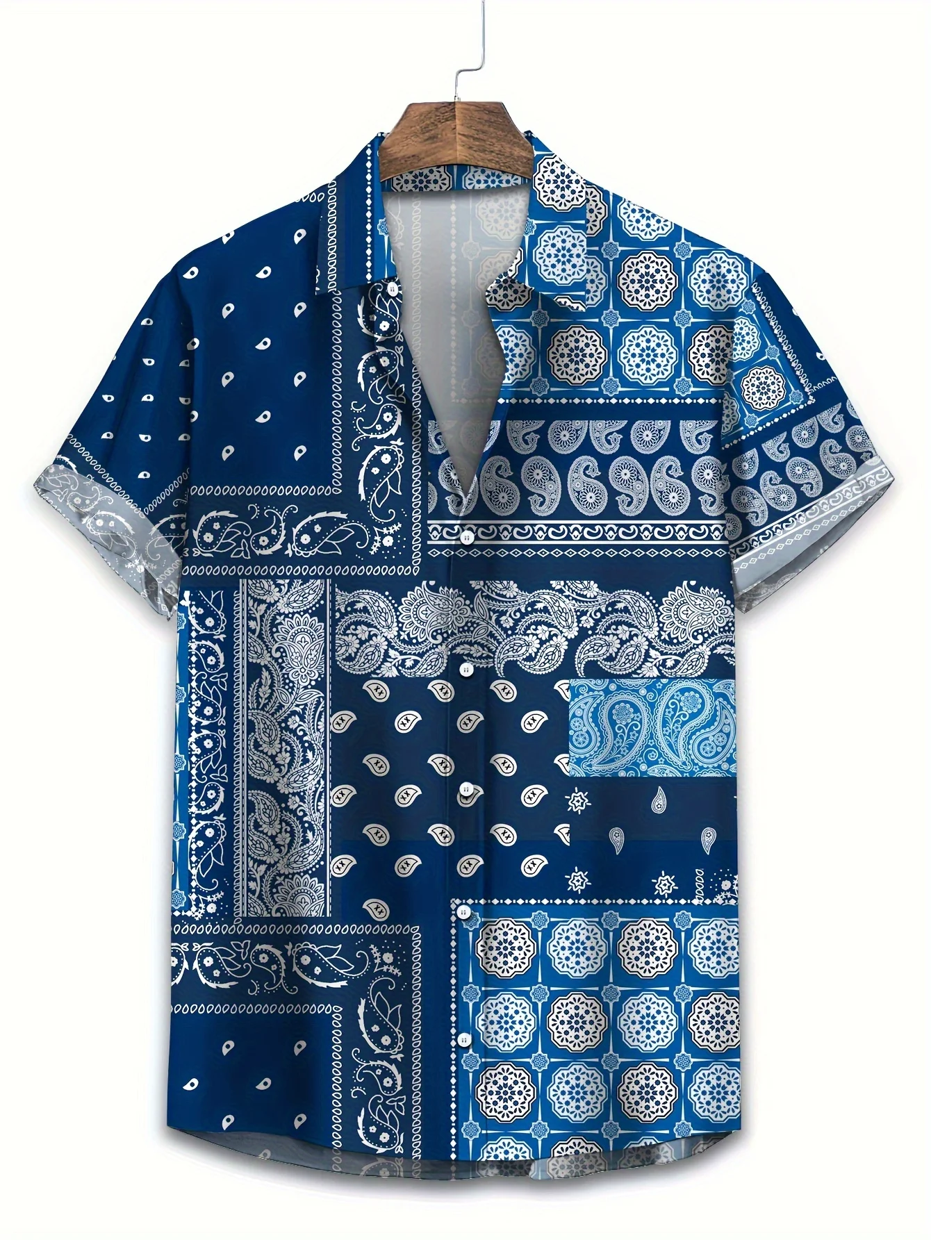 Дышащая тонкая ткань, мужская  – обзор и цена Vintage Hawaiian Floral Shirt