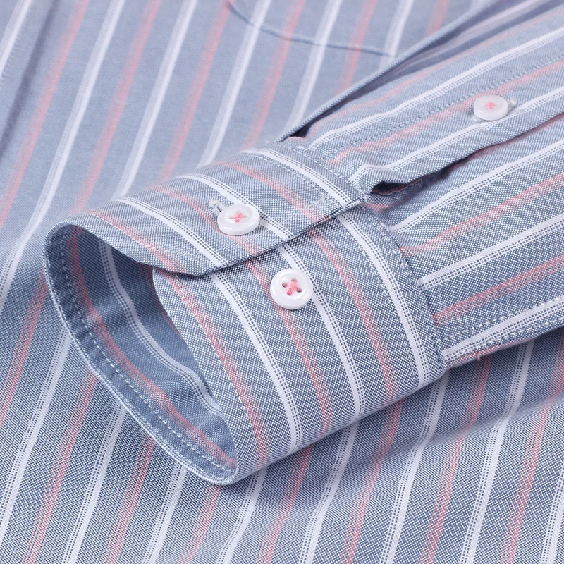 Мужская рубашка из 100% хлопка – обзор и цена Oxford Cotton Casual Shirt Business