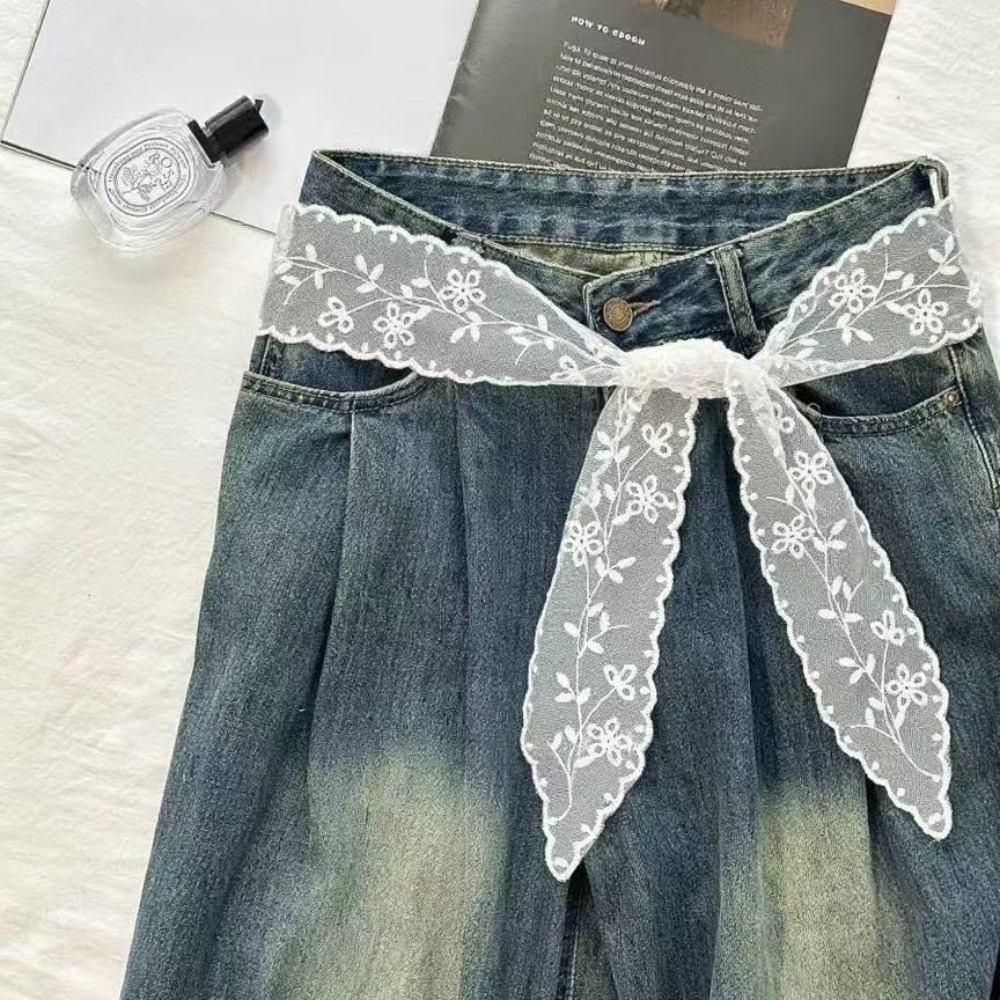 Нежный белый кружевной пояс дл – обзор и цена Jeans
