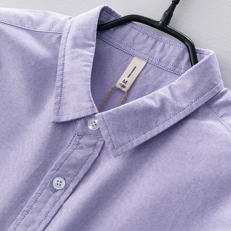 Новая стильная брендовая хлопк – обзор и цена Oxford Cotton Casual Shirt Business