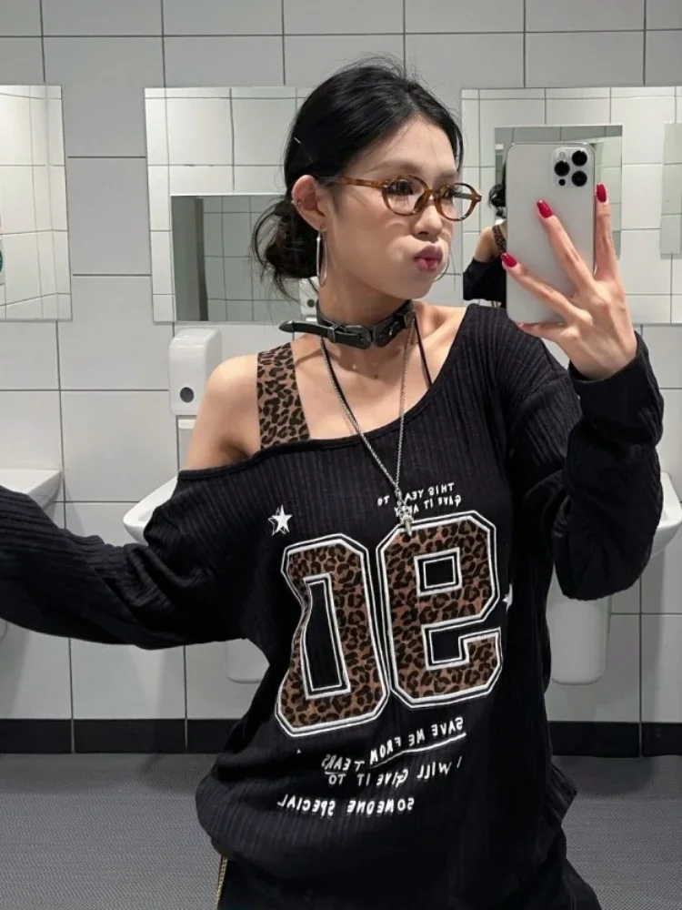 Женская футболка Y2K с леопард – обзор и цена T-Shirts