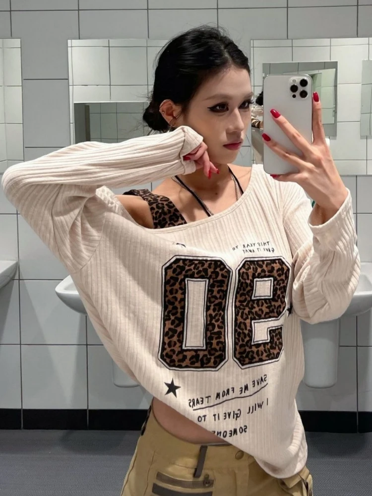 Женская футболка Y2K с леопард – обзор и цена T-Shirts