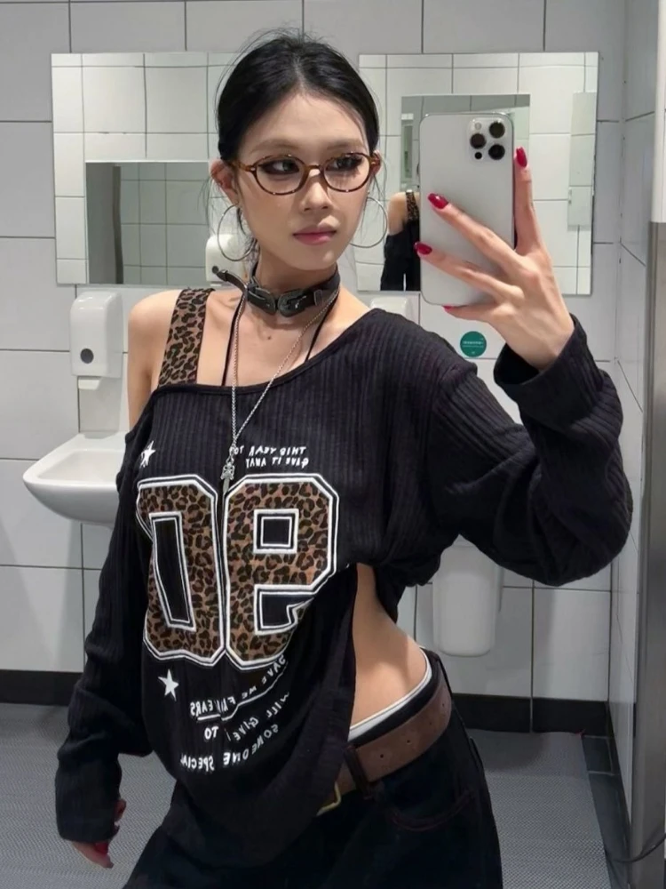 Женская футболка Y2K с леопард – обзор и цена T-Shirts