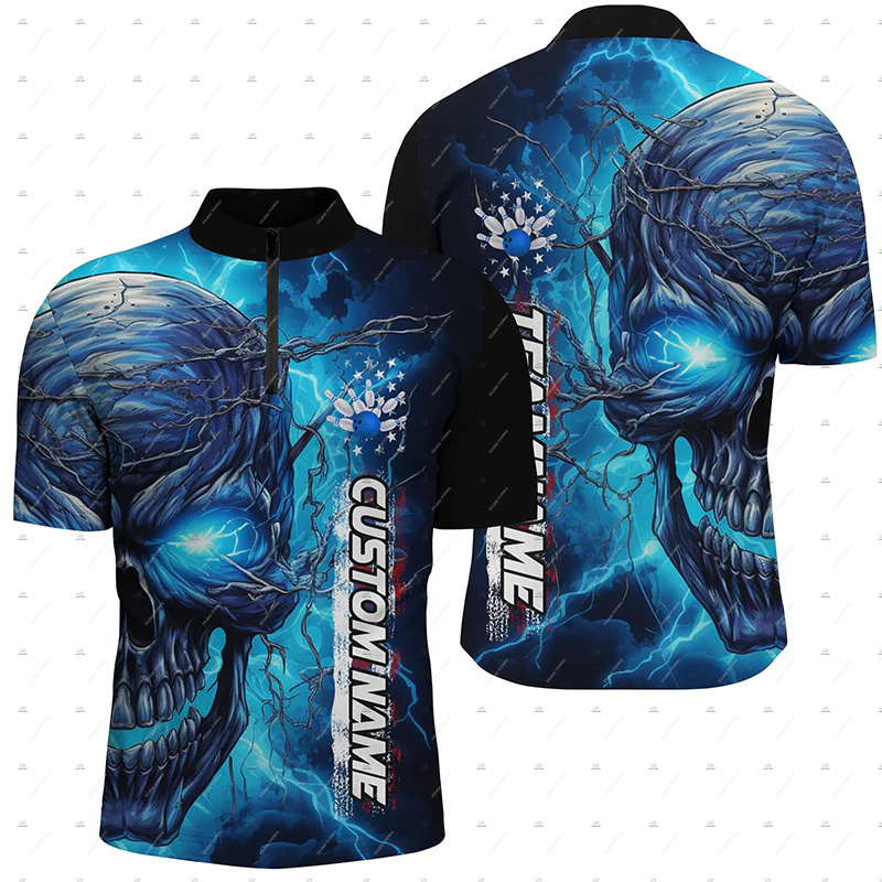 Футболка-поло с коротким рукав – обзор и цена Short Sleeve Bowling Shirt Retro