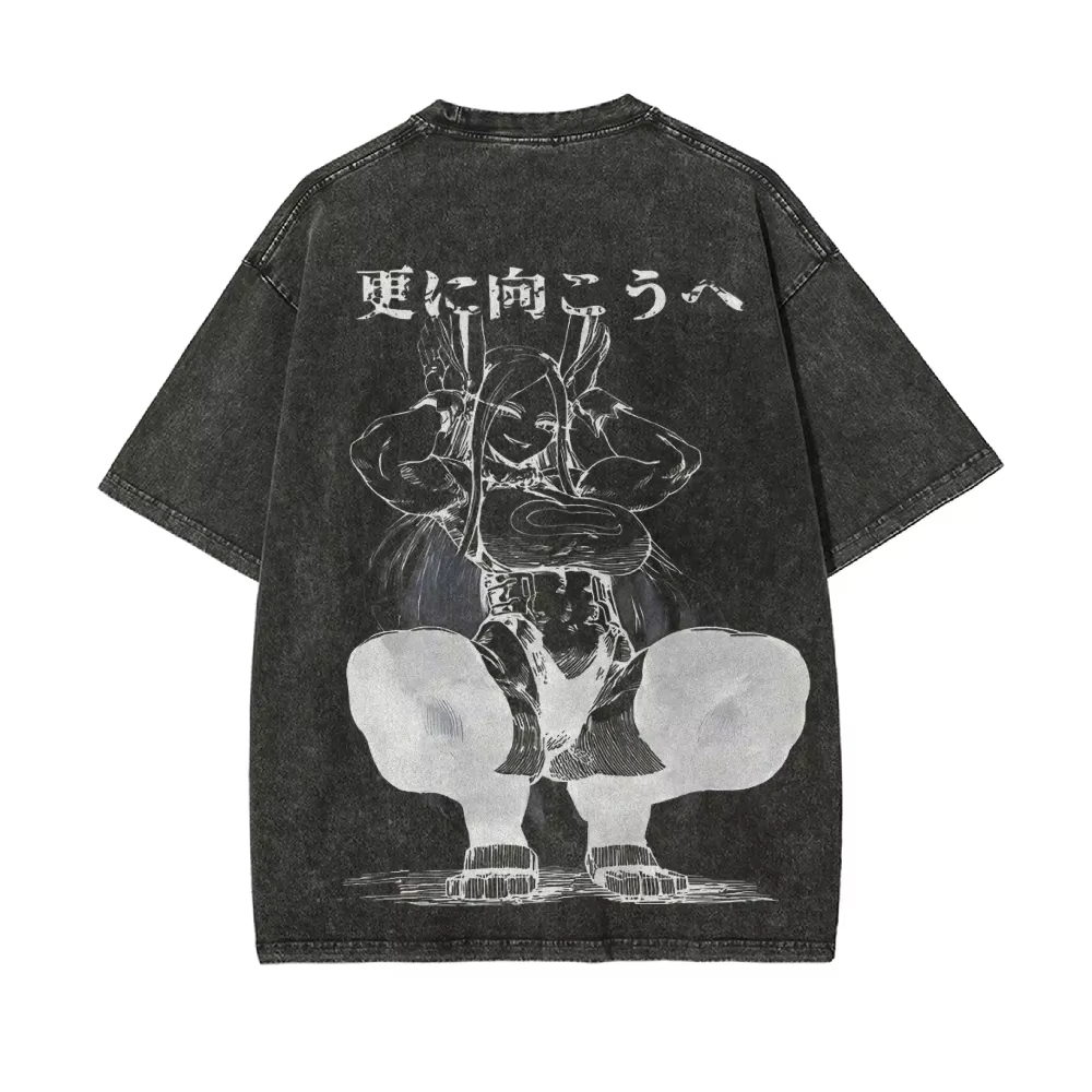 Футболка Mirko 2026 My Hero Ac – обзор и цена Acid Wash Vintage Graphic T Shirt