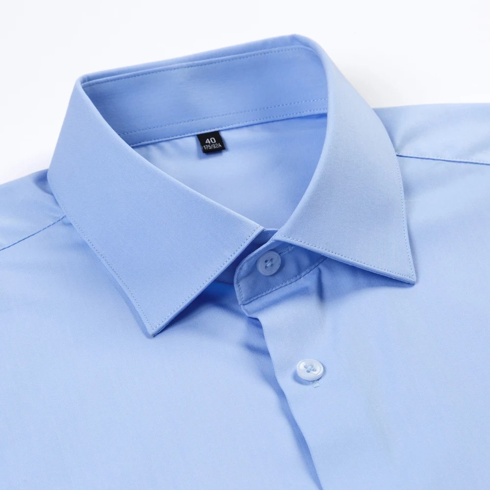 Мужская деловая повседневная р – обзор и цена Breathable Bamboo Fiber Shirt Non Iron