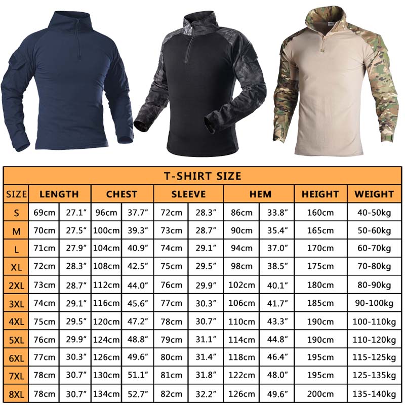 Боевые рубашки, камуфляжные сп – обзор и цена Tactical Military Shirt Cargo