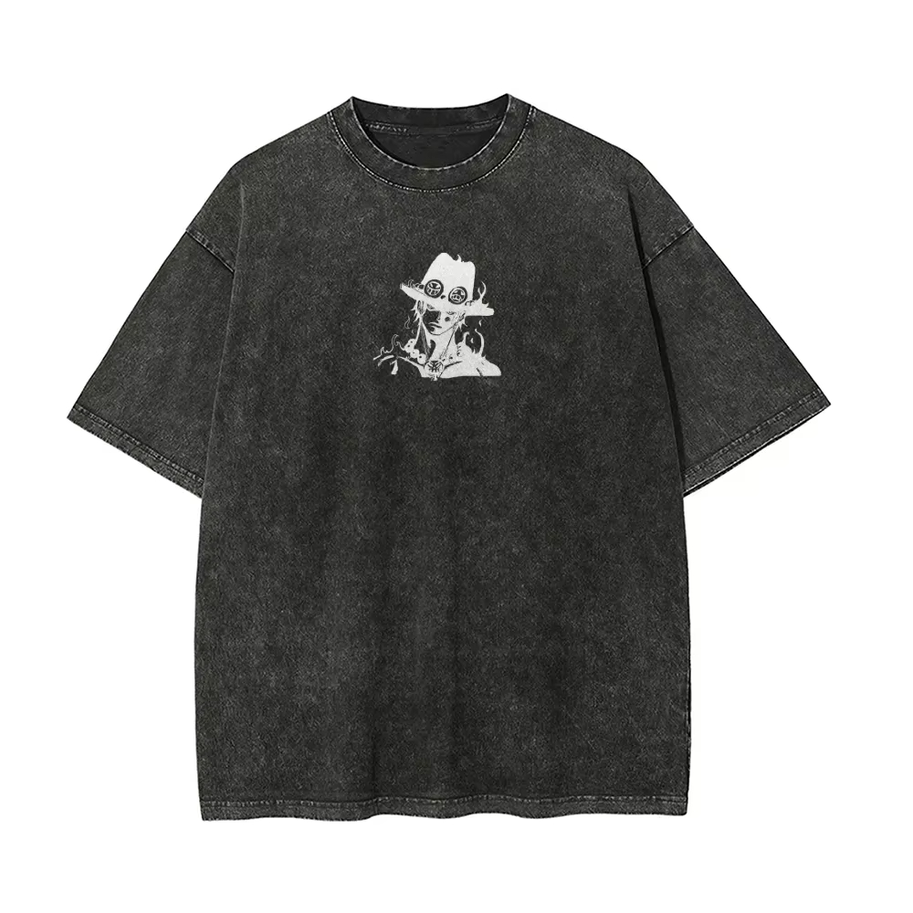 Футболка Ace мужская, с эффект – обзор и цена Acid Wash Vintage Graphic T Shirt