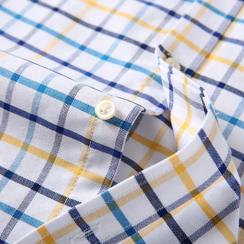 Мужские рубашки из 100% хлопка – обзор и цена Oxford Cotton Casual Shirt Business