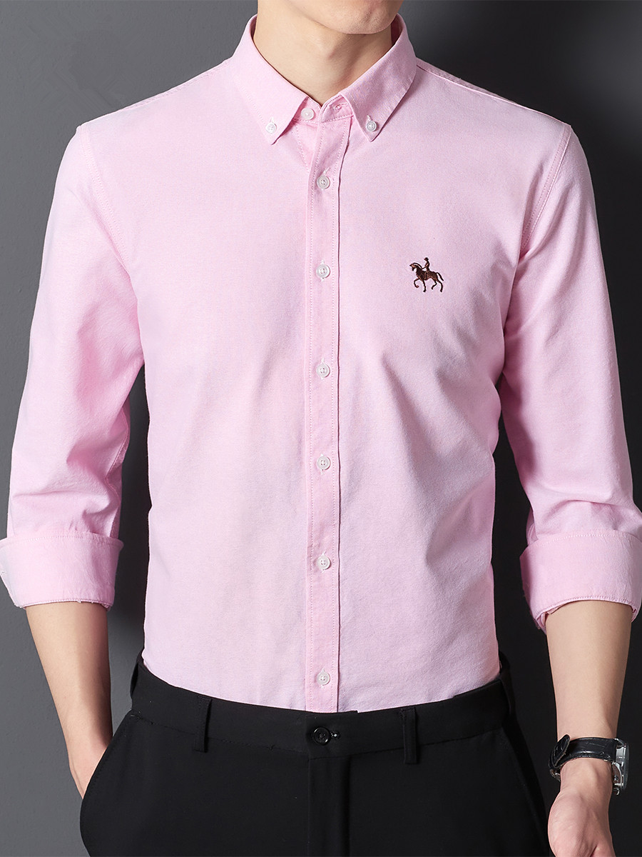 Plus 5XL 6XL Мужские оксфордск – обзор и цена Oxford Cotton Casual Shirt Business