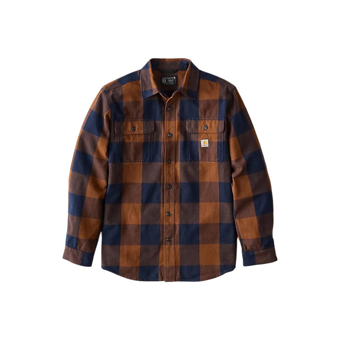 Carhartt FW25 107013 Мужская р – обзор и цена Flannel Plaid Shirt Heavy Weight