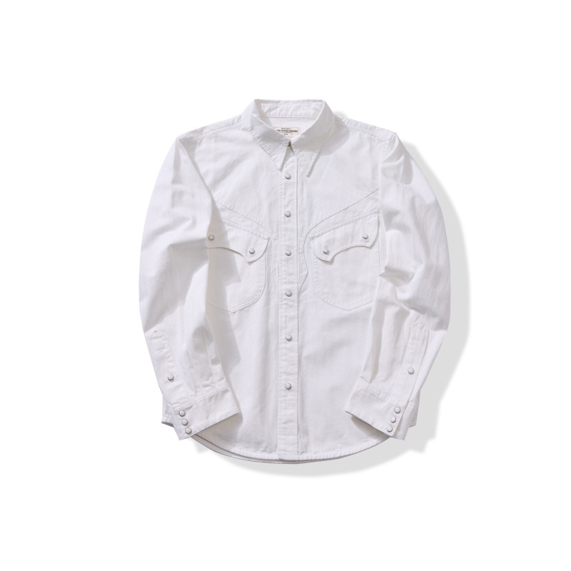 Американская винтажная рубашка – обзор и цена Mens Western Denim Pearl Snap Shirt