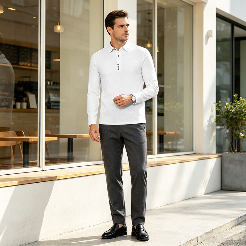 Мужская хлопково-льняная рубаш – обзор и цена Mens Linen Shirt Long Sleeve