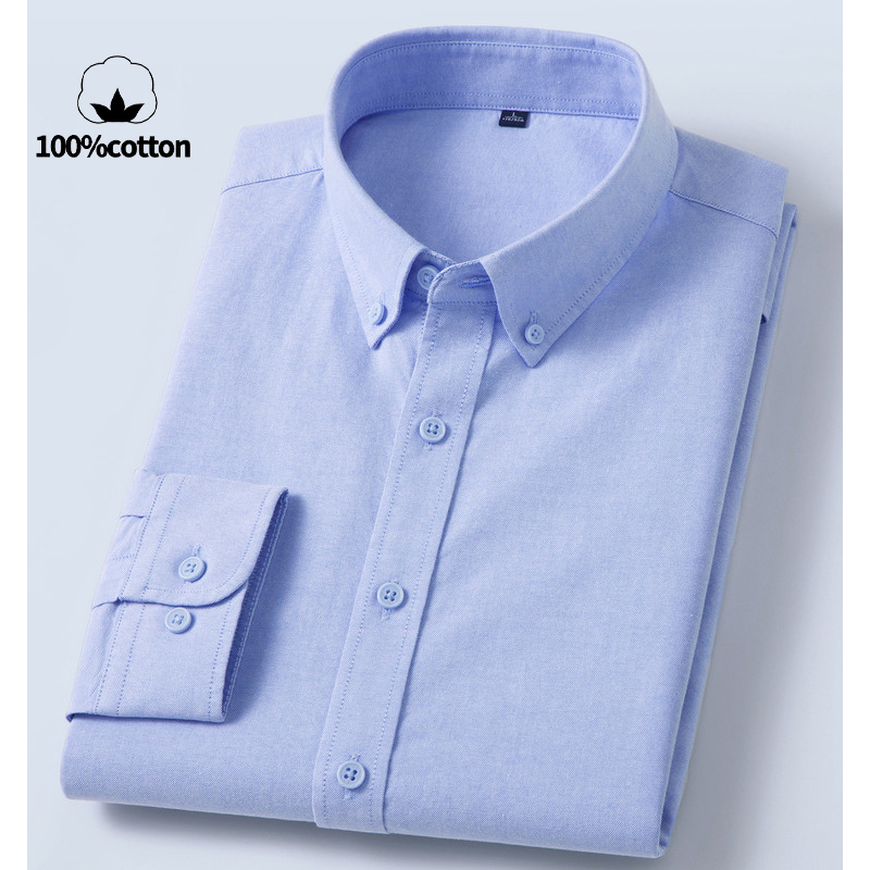 Мужская рубашка из 100% хлопка – обзор и цена Mandarin Collar Formal Shirt Slim Fit