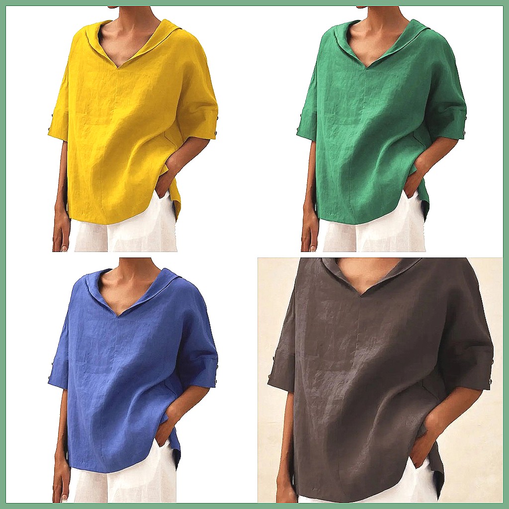 Женская свободная блузка с V-о – обзор и цена Shirts