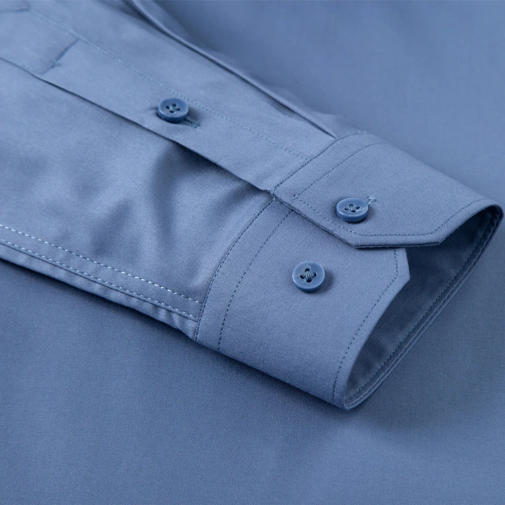 Мужская рубашка с длинным рука – обзор и цена Breathable Bamboo Fiber Shirt Non Iron