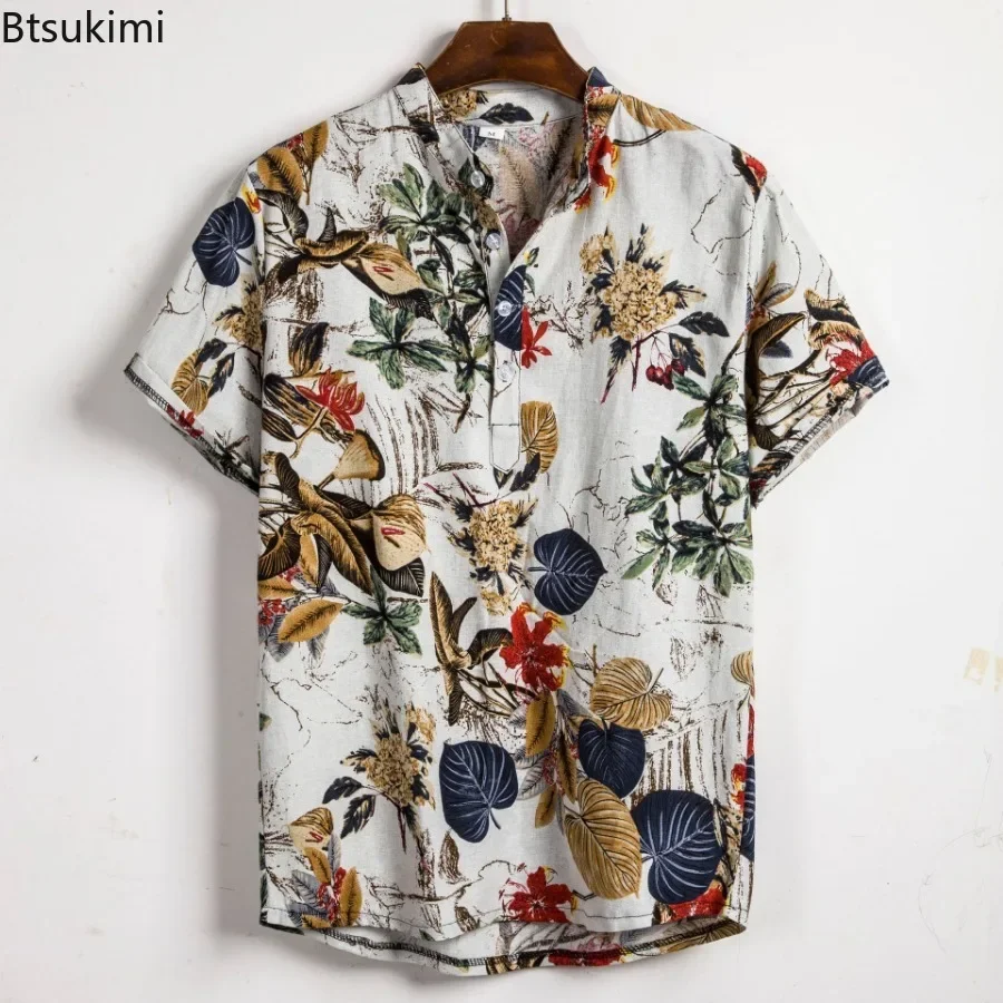Лидер продаж, мужская рубашка  – обзор и цена Vintage Hawaiian Floral Shirt