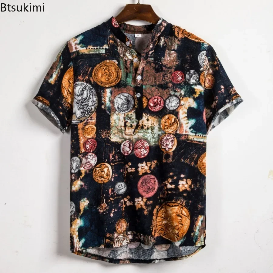 Лидер продаж, мужская рубашка  – обзор и цена Vintage Hawaiian Floral Shirt
