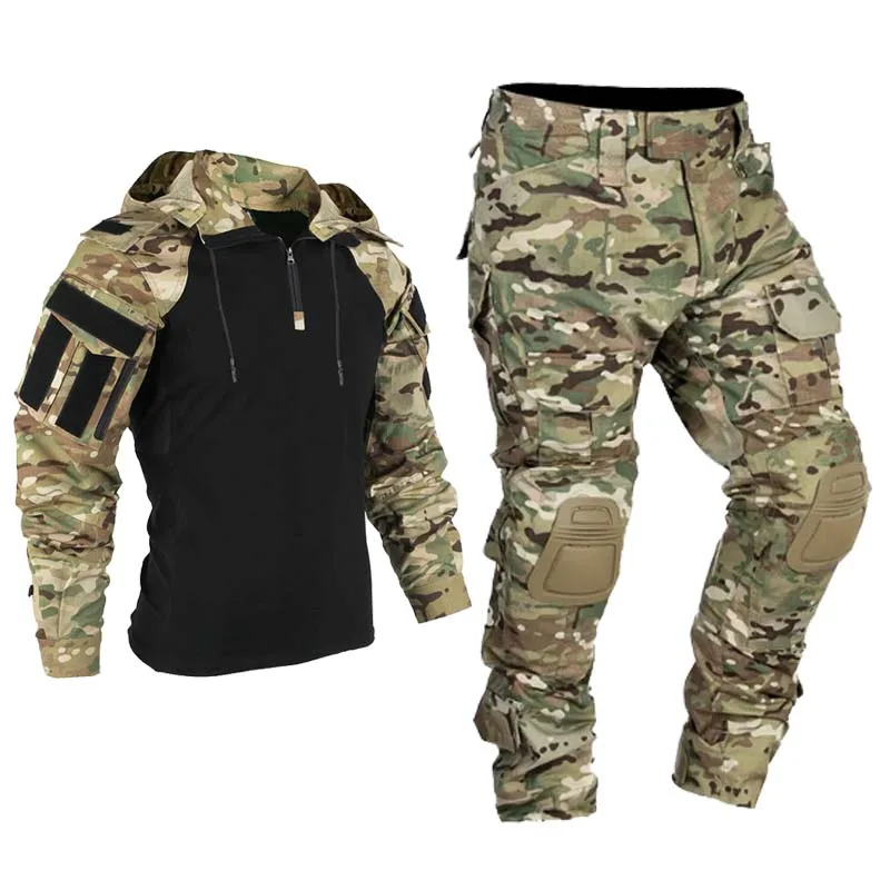 Мужская тактическая униформа,  – обзор и цена Tactical Military Shirt Cargo