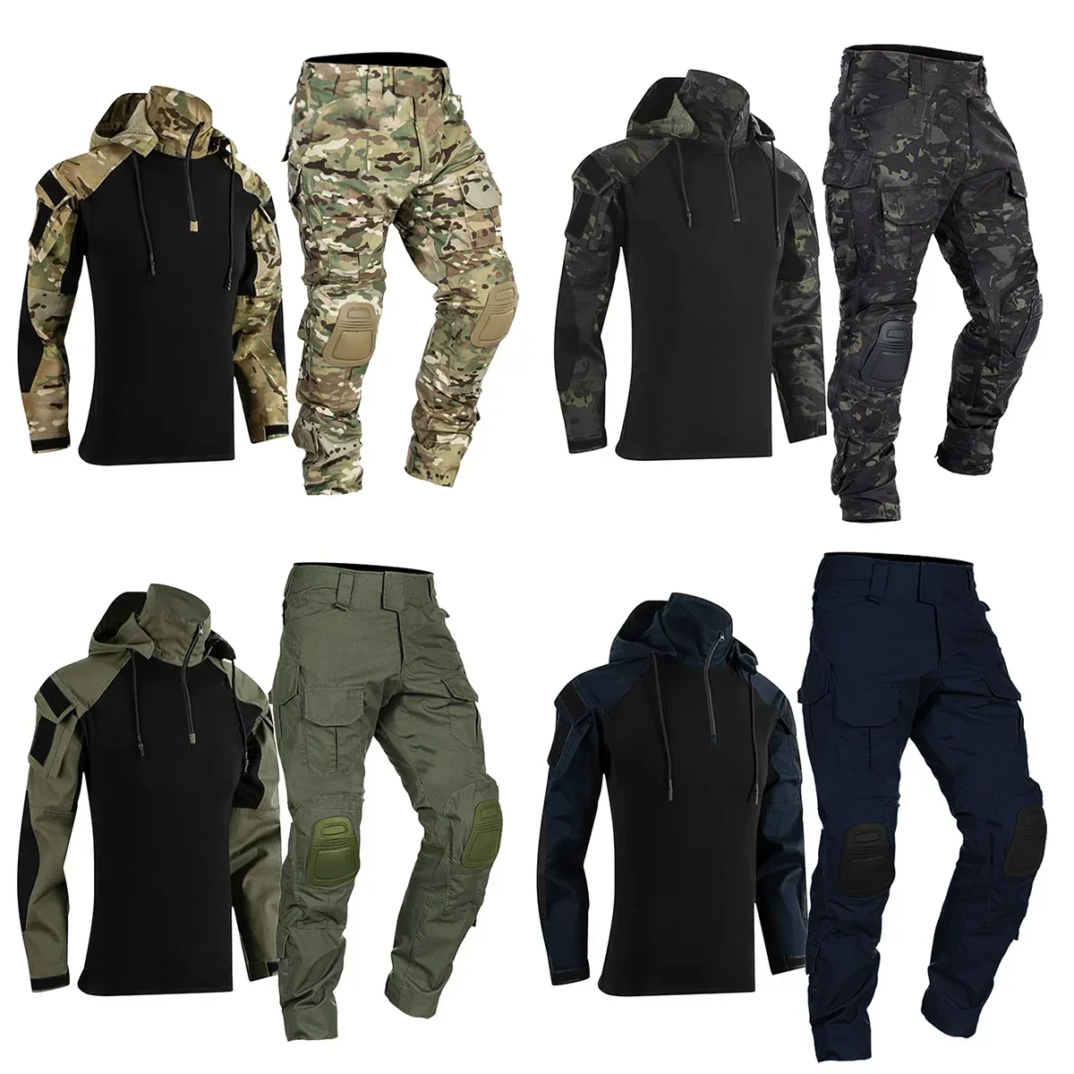 Мужская тактическая униформа,  – обзор и цена Tactical Military Shirt Cargo